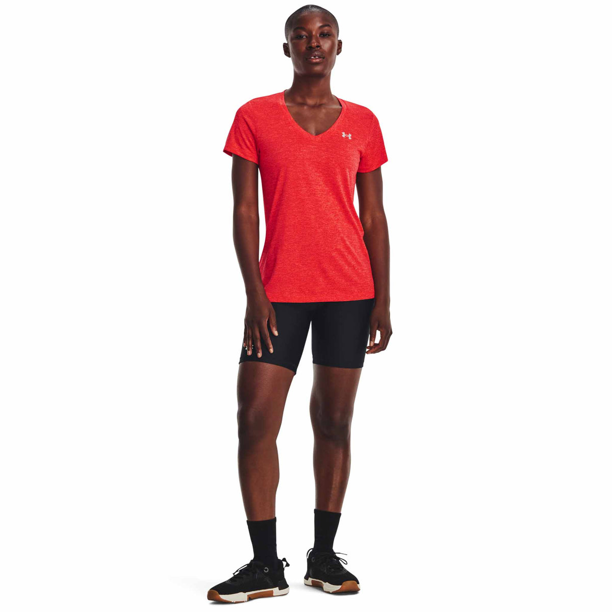 Under Armour UA Tech Twist - Haut avec encolure en V pour femmes