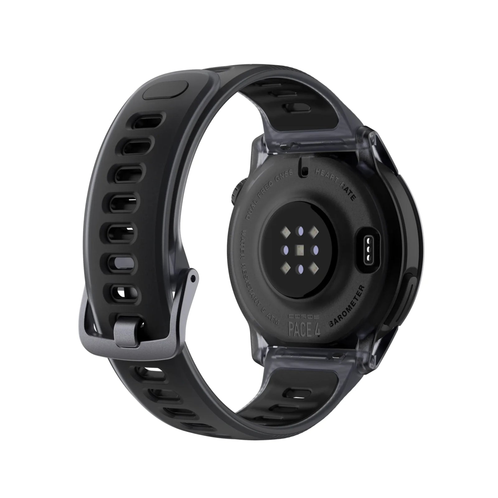COROS Pace 4 Aluminium Noir cristal - vue 4 | Black Crystal view 4