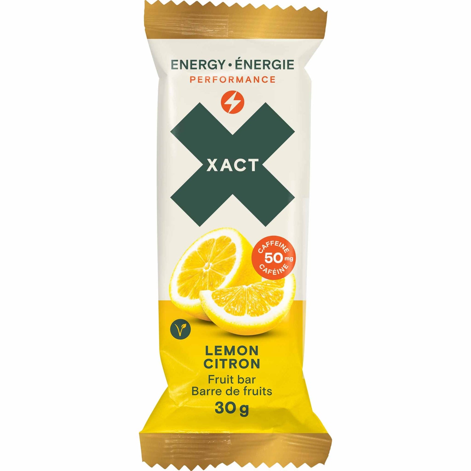 Xact Nutrition Xact Nutrition Barres énergétiques performance citron pour sportifs