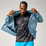Brooks Canopy Jacket men's wind jacket Blue Haze