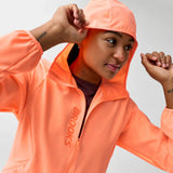 Brooks Canopy Jacket veste coupe-vent femme Cyber Peach - détail