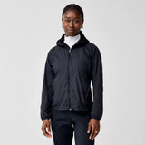 Brooks Canopy Packable Jacket women's packable wind jacket Black