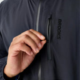 Brooks Canopy Waterproof Jacket men's waterproof jacket Black