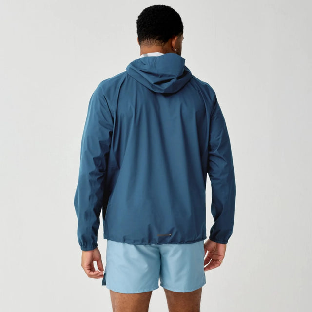 Brooks Canopy Waterproof Jacket men's waterproof jacket Indigo