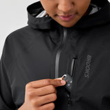Brooks Canopy Waterproof Jacket women's waterproof jacket Black