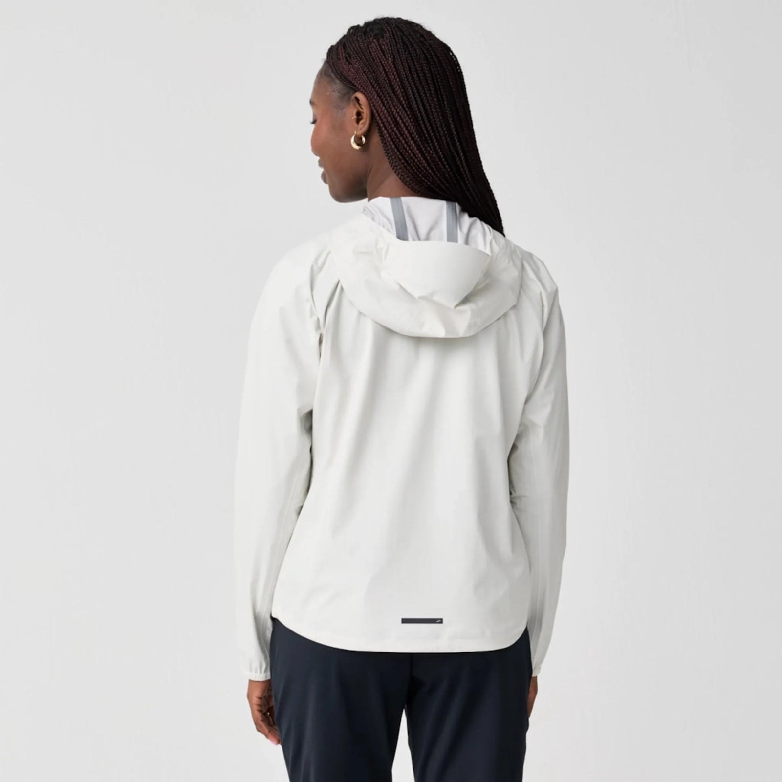 Brooks Canopy Waterproof Jacket women's waterproof jacket Bone