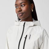 Brooks Canopy Waterproof Jacket women's waterproof jacket Bone
