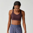 Brooks Chaser Padded Bra soutien-gorge de course à pied - Cocoa