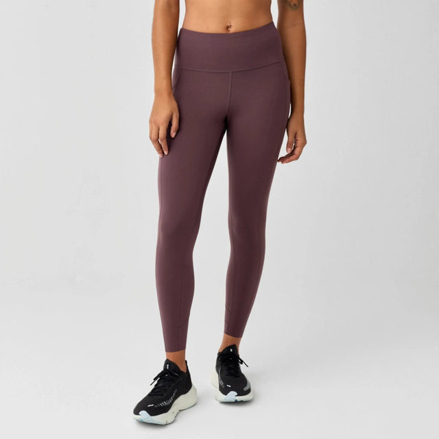 Brooks Chaser leggings de course à pied 7/8 pour femme - Cocoa