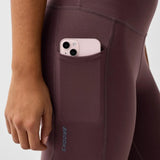 Brooks Chaser leggings de course à pied 7/8 pour femme - Cocoa
