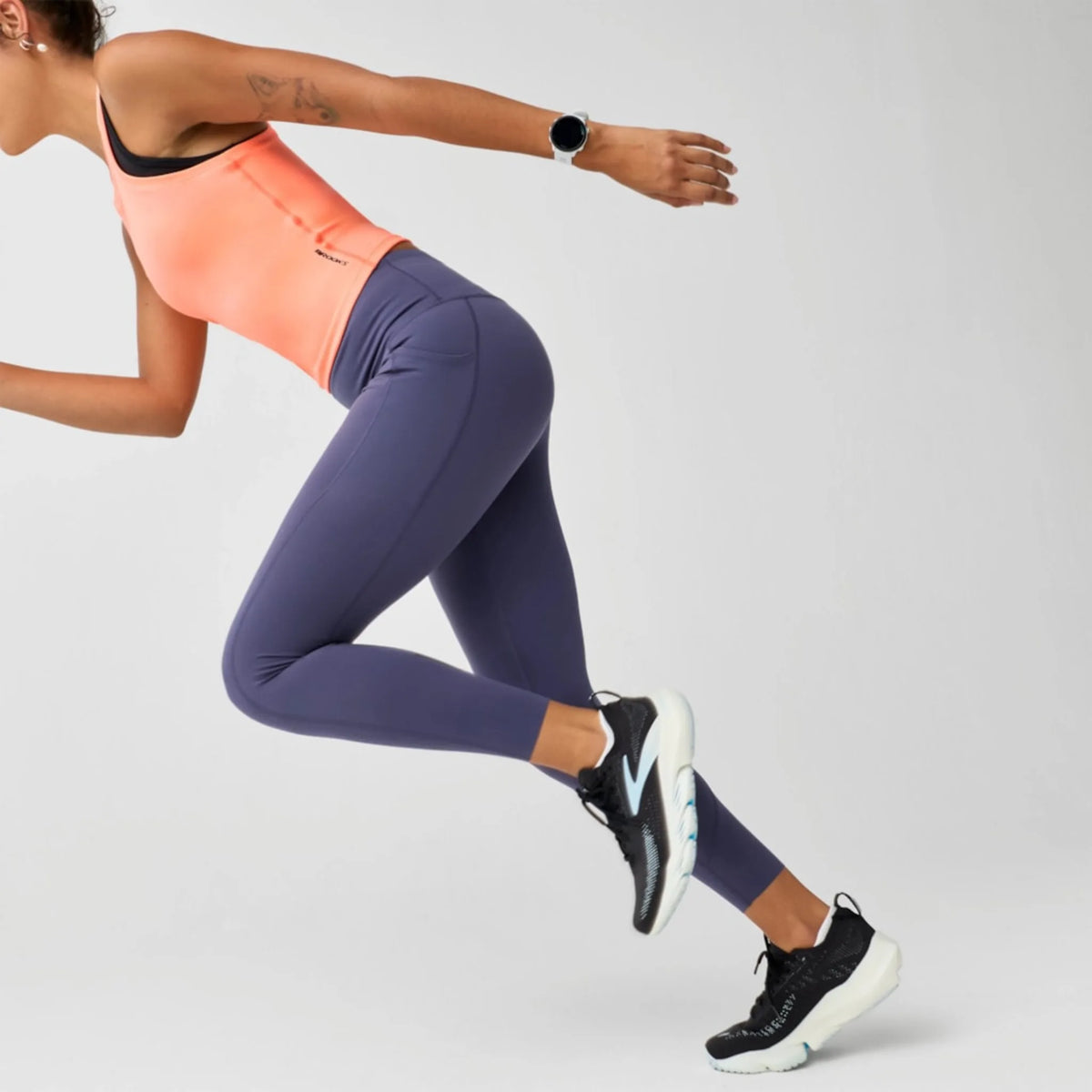 Brooks Chaser leggings de course à pied 7/8 pour femme - Nightfall