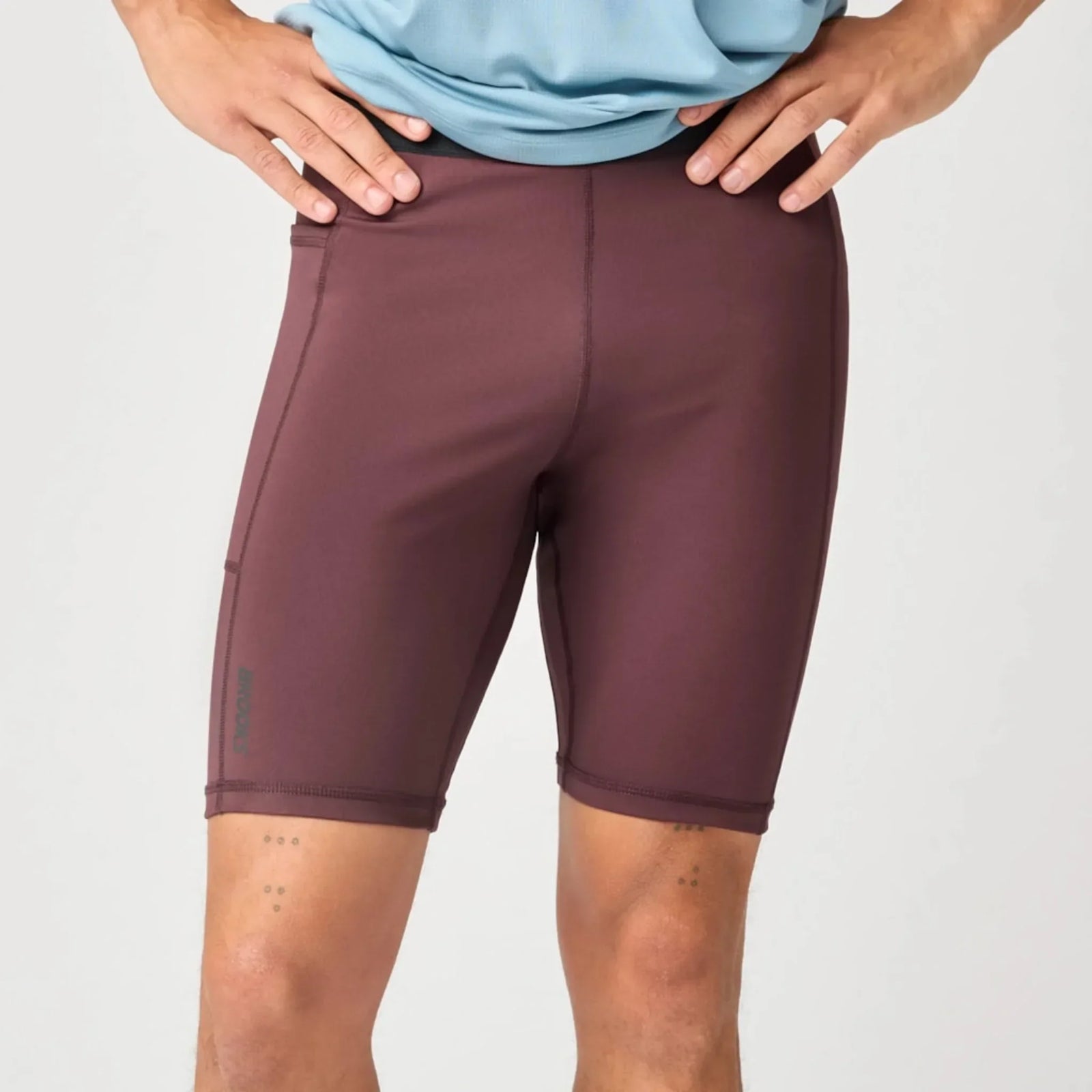 Brooks Dash demi-cuissard de course pour homme - Cocoa / Black