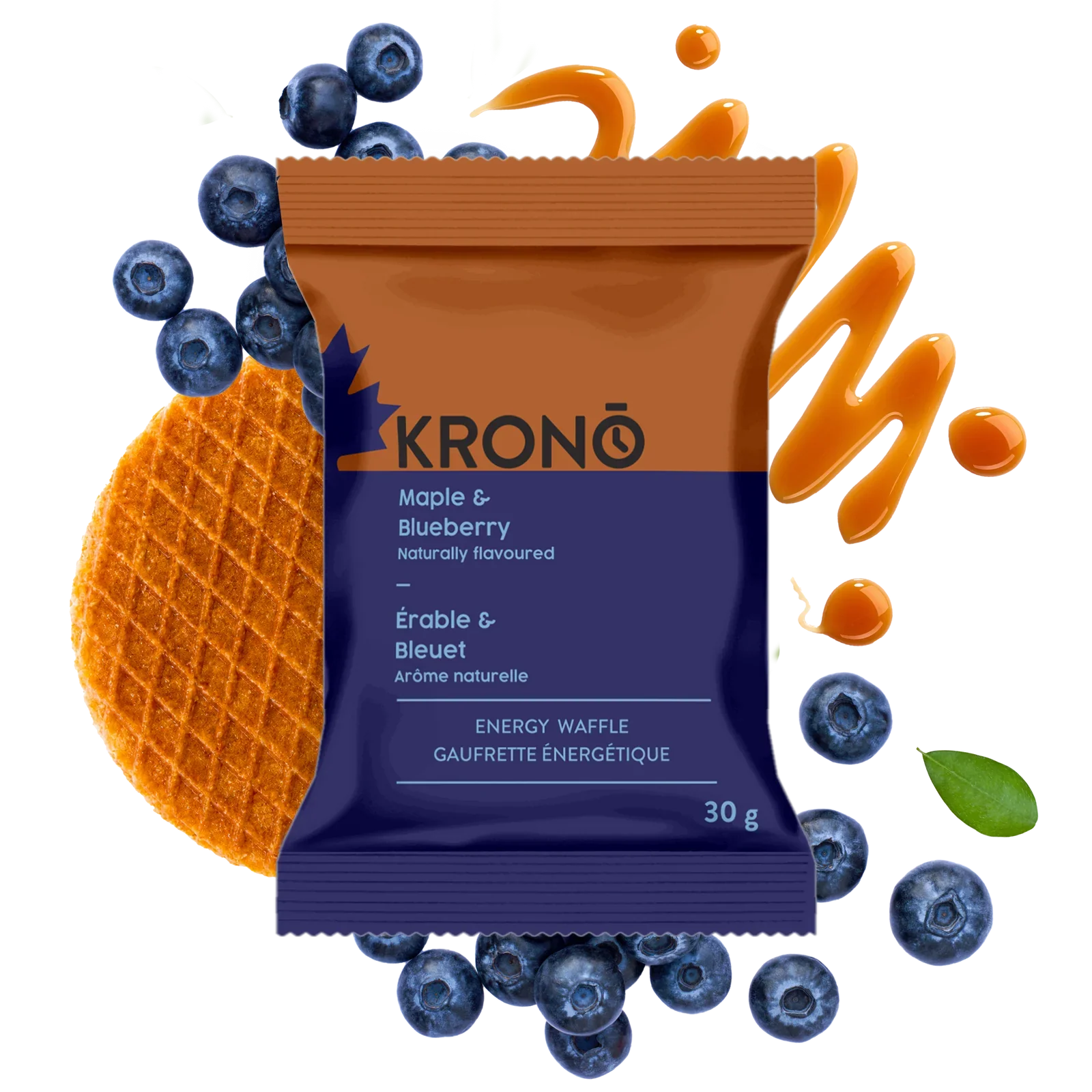 Krono Nutrition gaufrette énergétique Érable & Bleuet — à l'unité