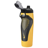 Bouteille d'eau Nike Refuel Locking Lid 24 oz or et noir, vue 3 | Nike Refuel Locking Lid 24 oz water bottle gold black, view 3