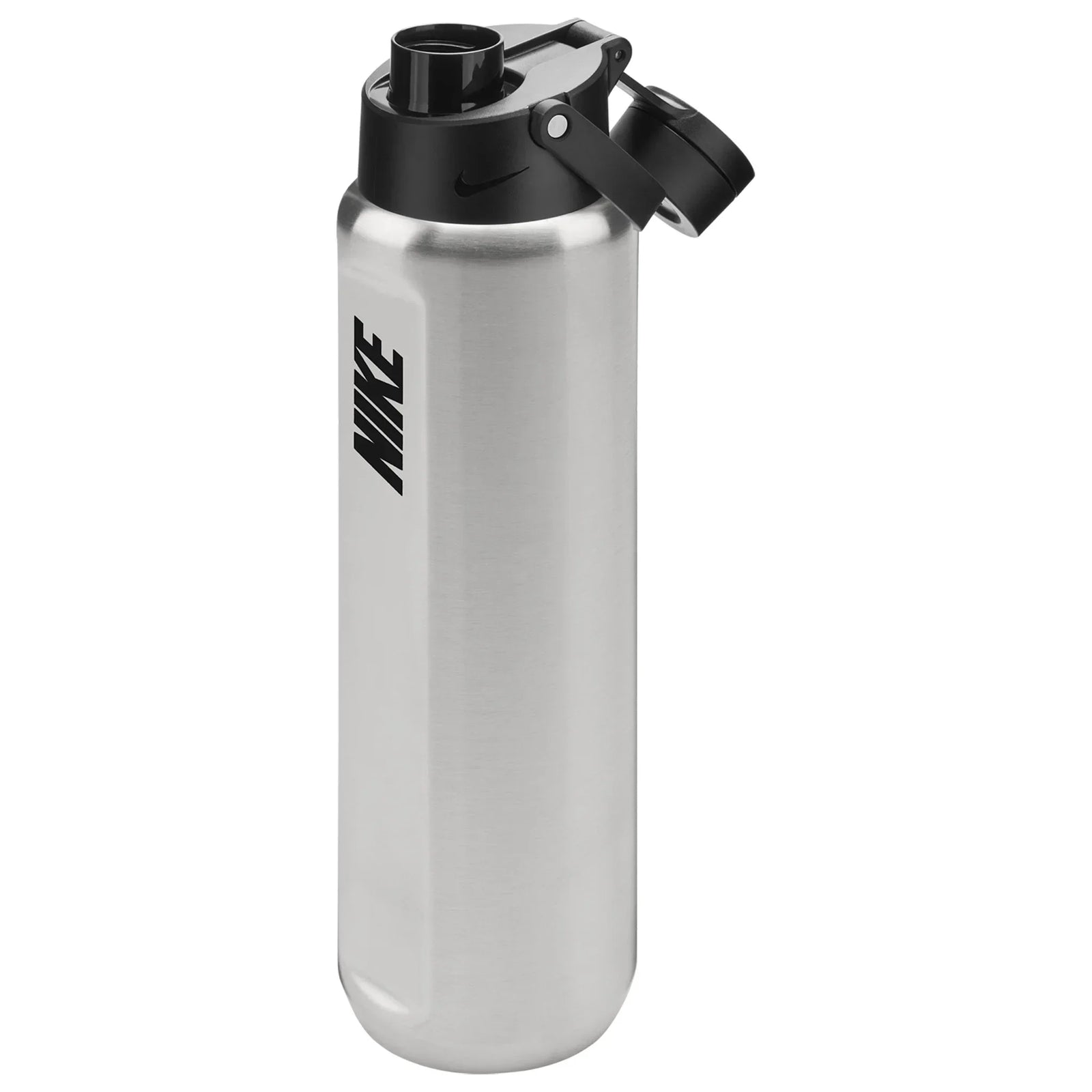Bouteille Nike SS Recharge Chug 24 oz acier brossé, vue 3 | Nike SS Recharge Chug 24 oz bottle brushed stainless steel, view 3