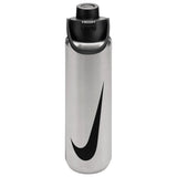 Bouteille Nike SS Recharge Chug 24 oz acier brossé, vue 4 | Nike SS Recharge Chug 24 oz bottle brushed stainless steel, view 4