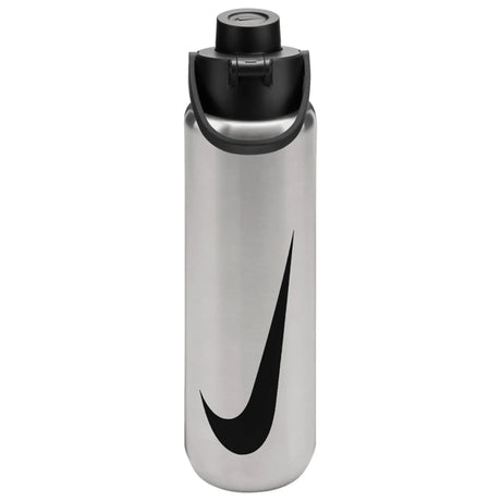 Bouteille Nike SS Recharge Chug 24 oz acier brossé, vue 4 | Nike SS Recharge Chug 24 oz bottle brushed stainless steel, view 4