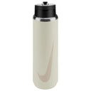 Bouteille Nike SS Recharge Chug 24 oz crème, vue 2 | Nike SS Recharge Chug 24 oz bottle sail, view 2