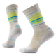 Smartwool chaussette de course imprimée Glow pour femme, coloris Gris cendré — image principale