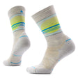Smartwool chaussette de course imprimée Glow pour femme, coloris Gris cendré — image principale