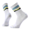 Smartwool chaussette de course imprimée Horizons pour homme, coloris Blanc — image principale