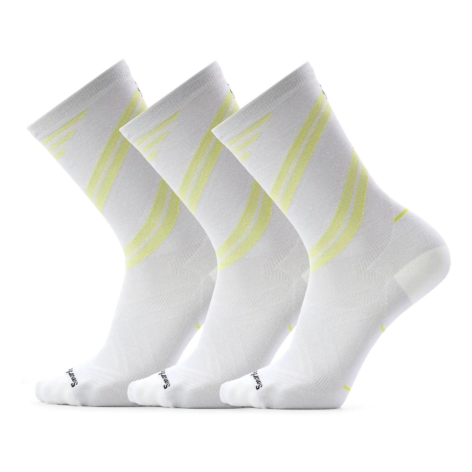 Smartwool chaussette de course Run Zero Cushion pour homme, coloris Blanc — vue supplémentaire