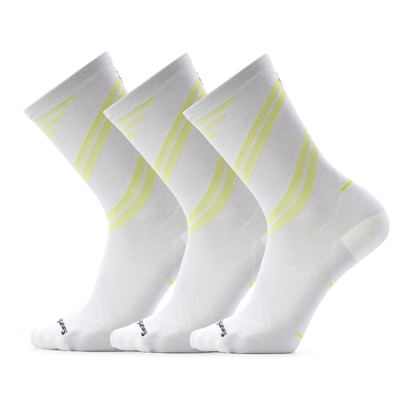 Smartwool chaussette de course Run Zero Cushion pour homme, coloris Blanc — vue supplémentaire