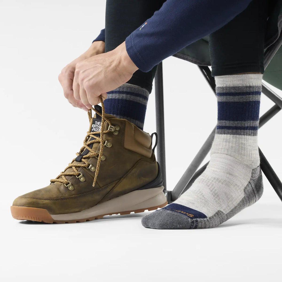 Smartwool chaussettes de randonnée coussin complet Lolo Trail pour homme, coloris Gris cendré — vue supplémentaire