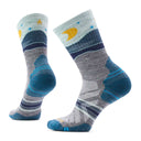 Smartwool chaussette de randonnée imprimée Lunar Trek pour femme, coloris Medium Gray — image principale