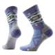 Chaussette de randonnée Smartwool Otter Float pour femme en laine mérinos, coloris bleu nuit tombante avec motif loutre