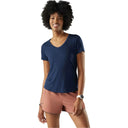 Smartwool Active Ultralite Toshirt femme -Marine foncé
