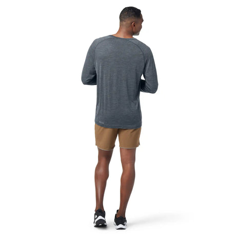 Smartwool T-shirt à manches longues Active Ultralite pour homme, coloris Gris graphite chiné — vue supplémentaire
