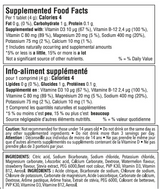 Krono Fizz Electrolytes - Watermelon & Strawberry nutrition facts